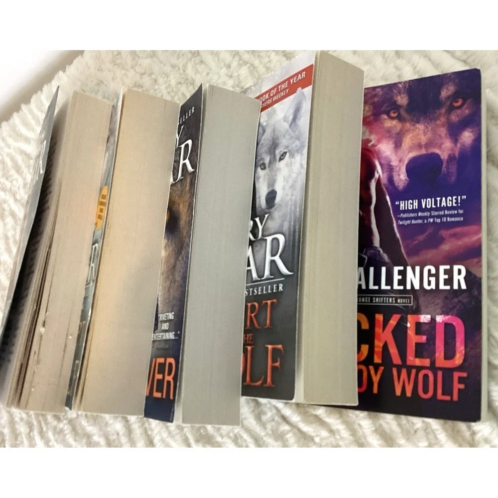 Terry Spear, Kait B Lot of 5 PB Heart of the Wolf,‎ Cowboy Paranormal Romance